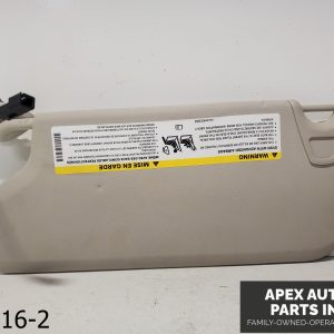 OEM 2011-2014 Dodge Journey 2.4L Sun Visor Passenger Right Side W Homelink Light