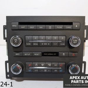 OEM 2008-2011 Lincoln MKS 3.7L Radio Receiver w Temperature Climate Control