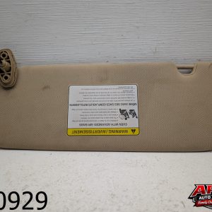 OEM 2015 Kia Sedona 3.3L Passenger Right Side Sun Visor Lighted