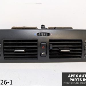 OEM 2007-2010 BMW X3 3.0L FRONT DASH CENTER FRESH AIR VENT GRILLE HAZARD A/C