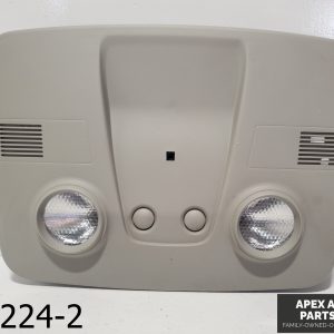 OEM 2009-2012 Chevrolet Traverse 3.6L Overhead Roof Console Homelink Gray