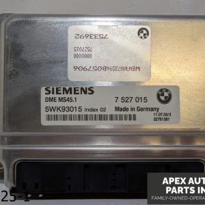 OEM 2004-2007 BMW 530i 3.5L Siemens DME ECU Engine Computer Brain