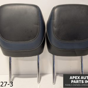 OEM 2015-2017 Chrysler 200 3.6L RH LH FRONT PAIR HEADREST BLACK BLUE LEATHER