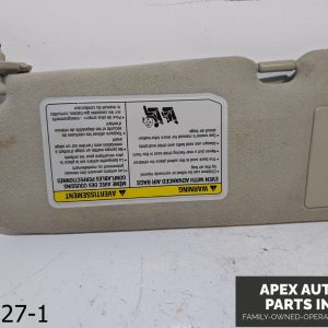 OEM 2003-2006 Infiniti G35 3.5L Passenger Sun Visor Illuminated Right Side RH