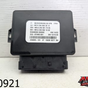 OEM 2015 Mercedes GLA250 2.0L PARKING BRAKE CONTROL MODULE UNIT