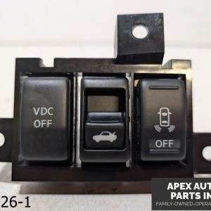 OEM 2010-2013 Infiniti G37 3.7L VDC OFF TRUNK RELEASE CONTROL SWITCH W SENSORS