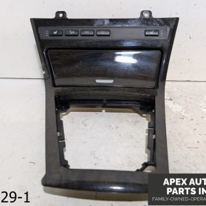 OEM 2007-2010 BMW X3 3.0L CENTER CONSOLE SHIFTER BEZEL W/ ASHTRAY & LIGHTER
