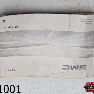 OEM 2011 GMC Sierra 5.3L NAVIGATION USER GUIDE OWNERS MANUAL