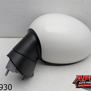 OEM 2007 Mini Cooper 1.6L Left Driver Side View Door Mirror White