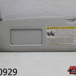 OEM 2010 Audi A4 2.0L Left LH Driver Sun visor Grey
