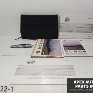 OEM 2010-2013 Buick Regal 2.4L OWNERS MANUAL