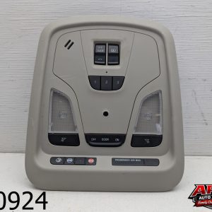 OEM 2014 Chevrolet Impala 3.6L Overhead Console Dome Light Gray W/Sunroof