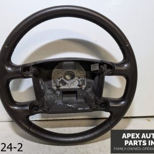 OEM 2004-2007 Volkswagen Touareg 4.2L FRONT LEFT STEERING WHEEL LEATHER BLACK