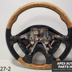 OEM 1999-2002 Jaguar S-Type 3.0L Steering Wheel w Wood