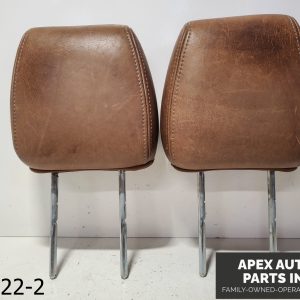 OEM 2004-2005 Ford F-150 King Ranch 5.4L FRONT SEAT HEAD RESTS SADDLE LEATHER