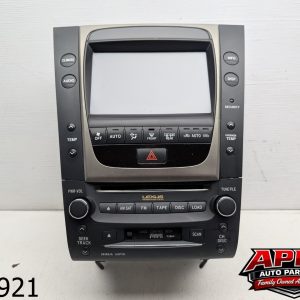 OEM 2007 Lexus GS350 RADIO CASSETTE CLIMATE CONTROL NAVIGATION DISPLAY SCREEN