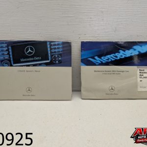 OEM 2006 Mercedes E-350 3.5L Owners Owner's Manual