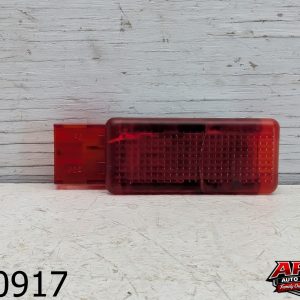 OEM 2004 Porsche Cayenne 4.5L Door Light Warning Lamp Reflector Red Lens