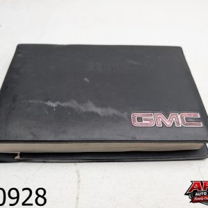 OEM 1999 GMC Sierra 5.7L CASE OWNERS MANUAL OPERATORS USER GUIDE COVER