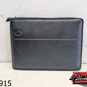 OEM 2001 Mercedes S500 5.0L Owner's Manual Book Case Black