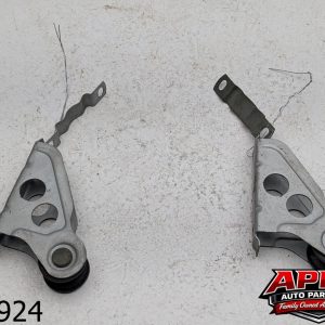 OEM 1989 BMW 535i Hood Lever Bracket PAIR
