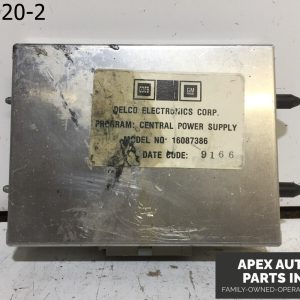 OEM 1990 Cadillac Allante CENTRAL POWER SUPPLY COMPUTER CONTROL MODULE 16087386