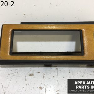 OEM 1990 Cadillac Allante Dash Trim Cluster Switch Panel Bezel Wood