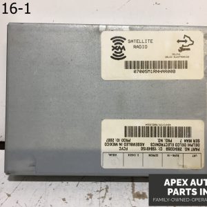 OEM 2007 GMC Acadia XM Sat Radio Receiver 28043359 15849150