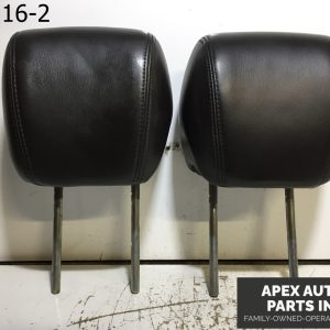 OEM 2007 GMC Acadia FRONT HEADREST SET LEATHER BLACK