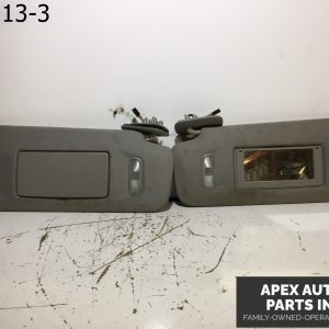 OEM 2015 Chevy Silverado Sun Visor Left Right Set Gray
