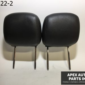 OEM 2009 Lincoln MKZ FRONT DRIVER PASSENGER HEAD RESTS LEATHER BLACK