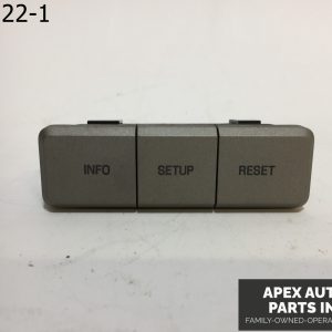OEM 2009 Lincoln MKZ INFO SETUP RESET Power Interior Multi-Switch