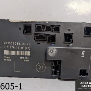 2003-2009 Mercedes W211 E320 E500 E55 Amg Front Left Door Controller Module