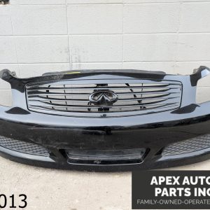 *NO SHIPPING* OEM 2009 Infiniti G37 Front Bumper Cover W Grilles