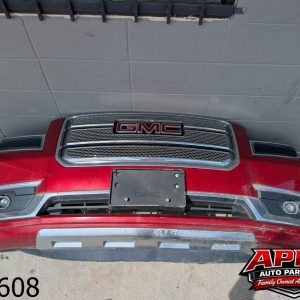 *NO SHIPPING* OEM 2013 GMC Acadia 3.6L Front Bumper Red W Foglight