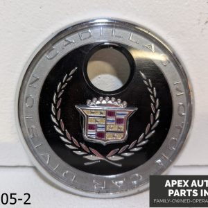 OEM 1992-1997 Cadillac Seville 4.6L TRUNK LOCK BEZEL EMBLEM 3" ROUND