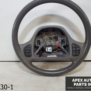 OEM 1998 Lincoln Continental 4.6L GREY STONE LEATHER STEERING WHEEL