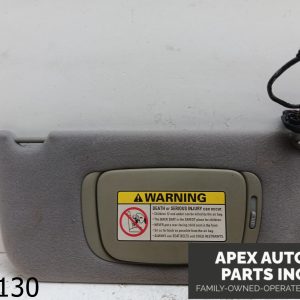 OEM 2000 Jaguar S-Type 3.0L Passenger Sun Visor Mirror Right Sunvisor Grey