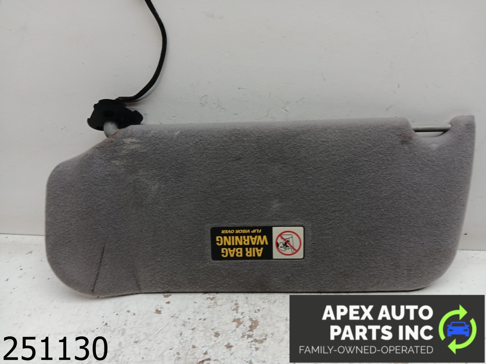 OEM 2000 Jaguar S-Type 3.0L Passenger Sun Visor Mirror Right Sunvisor Grey - Image 8