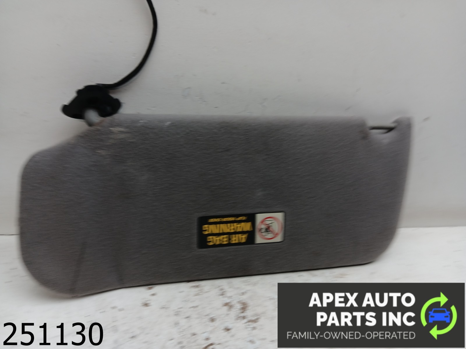 OEM 2000 Jaguar S-Type 3.0L Passenger Sun Visor Mirror Right Sunvisor Grey - Image 9