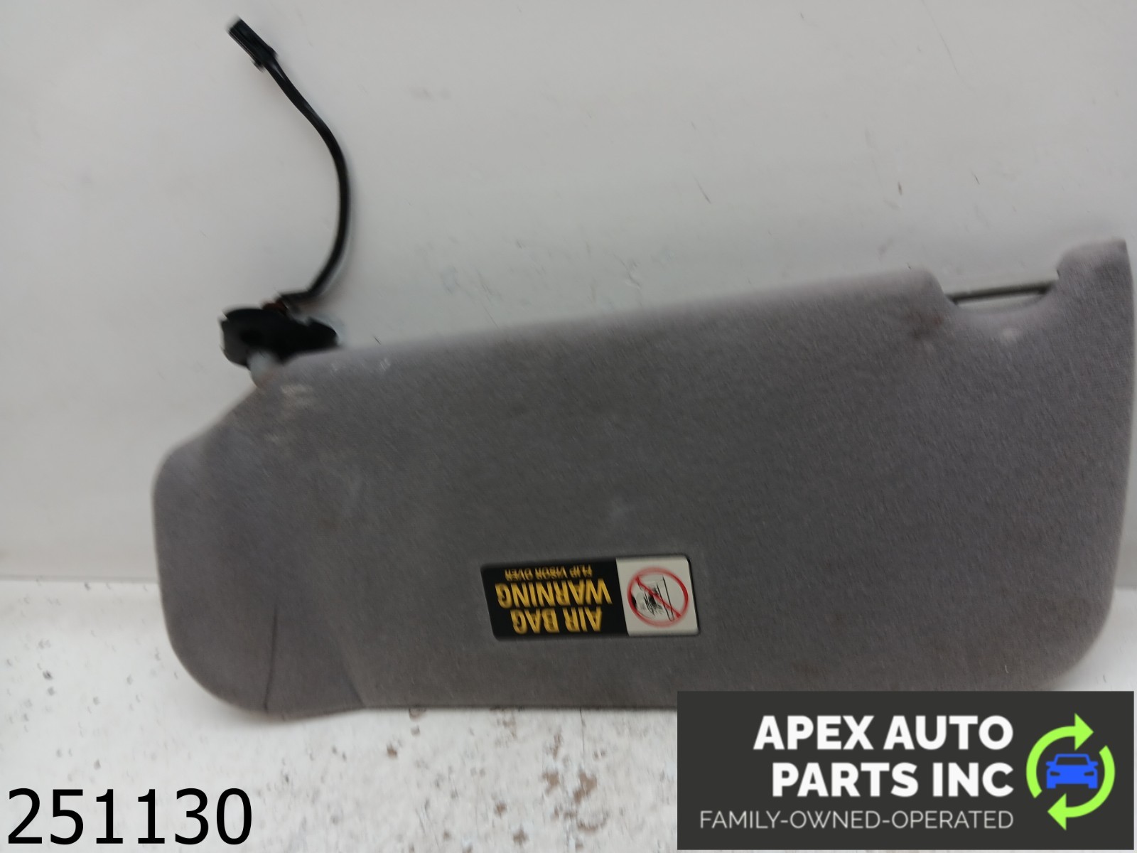 OEM 2000 Jaguar S-Type 3.0L Passenger Sun Visor Mirror Right Sunvisor Grey - Image 10