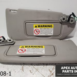 OEM 2001-2004 Volvo S60 2.4L SUNVISOR Sun Visor Gray Pair Lighted homelink