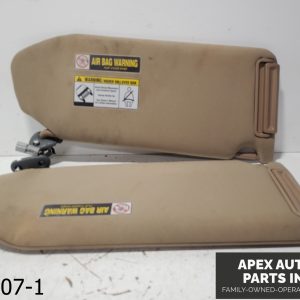 OEM 2001-2006 Acura MDX 3.5L Sun Shade Visor Left Right Pair Illuminated
