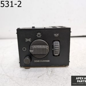 OEM 2001 Chevrolet Suburban 5.3L Headlight Dimmer Fog Light Control Switch