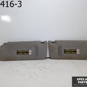OEM 2001 Lexus LS430 4.3L Left & Right Illuminated Sun Visor Set Pair