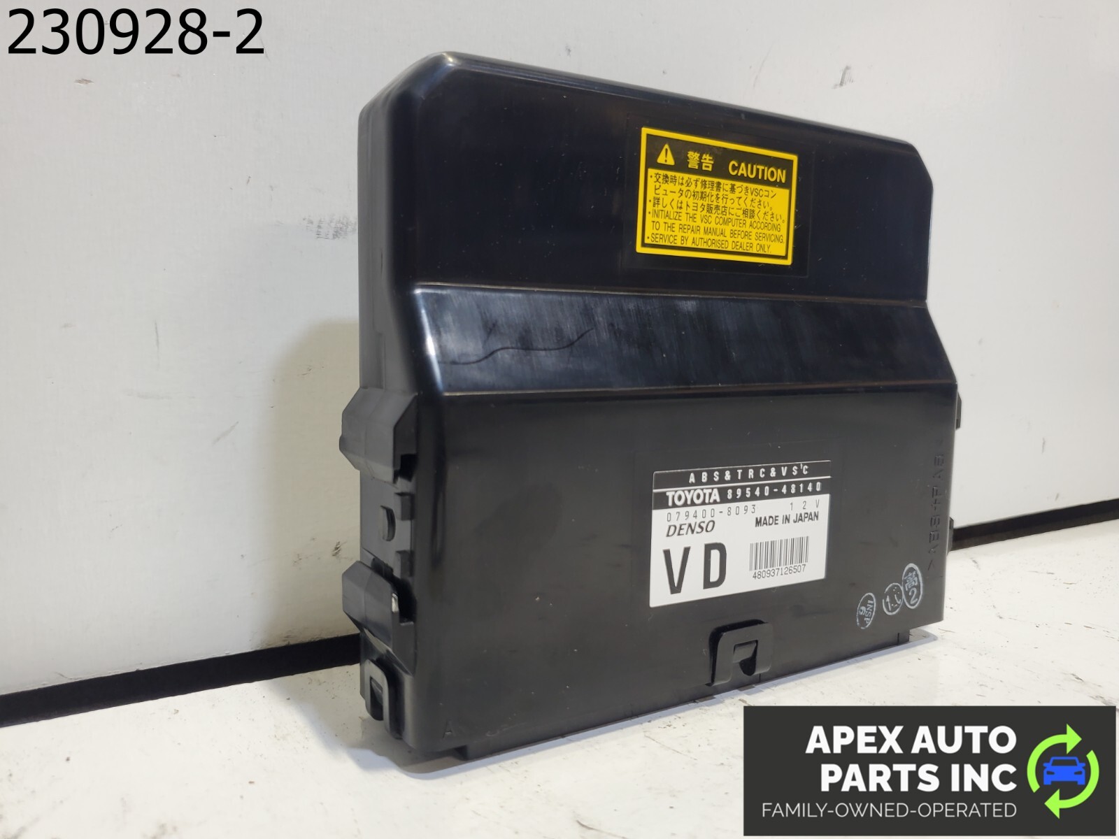 OEM 2001 Lexus RX300 89540-48141 Antilock Brake System ABS Control Module - Image 3