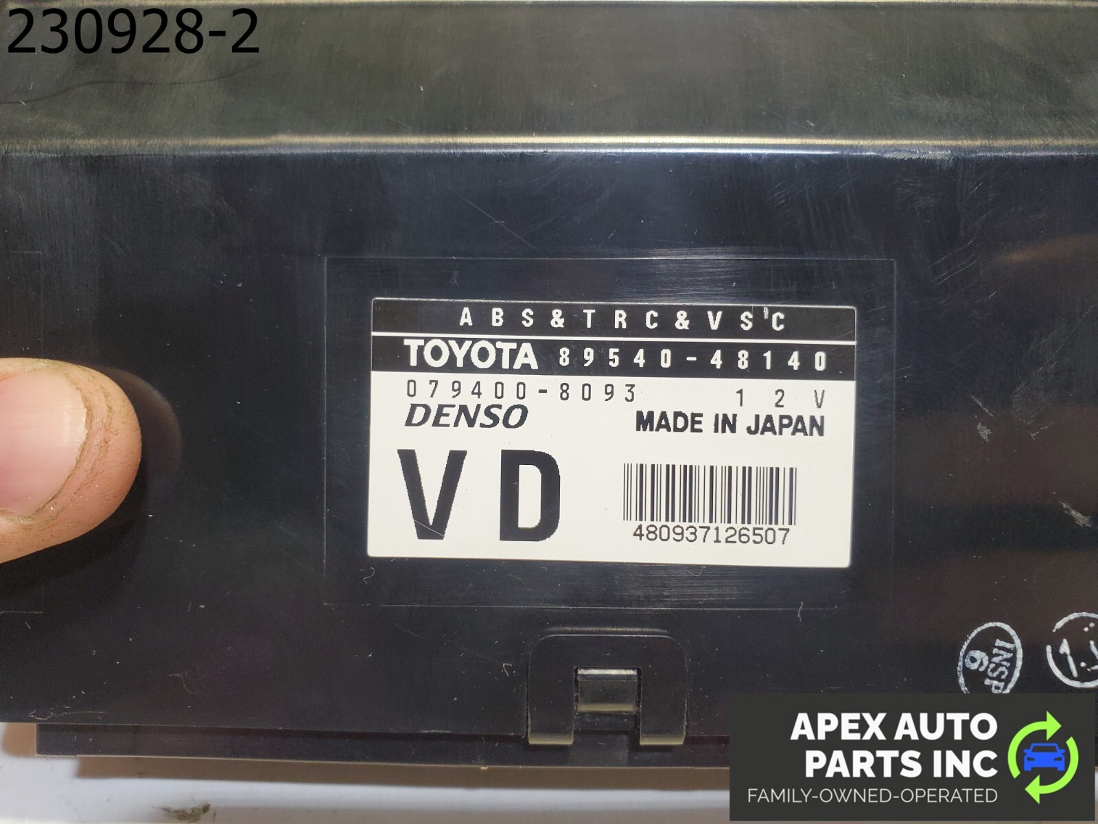 OEM 2001 Lexus RX300 89540-48141 Antilock Brake System ABS Control Module - Image 9