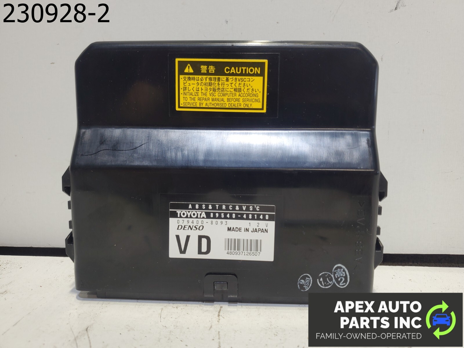 OEM 2001 Lexus RX300 89540-48141 Antilock Brake System ABS Control Module