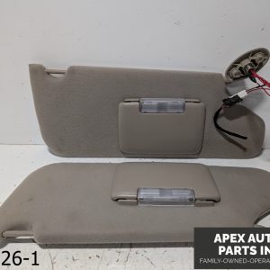 OEM 2002-2007 Jeep Liberty 3.7L  Driver Passenger Side Sun Visor Pair Set