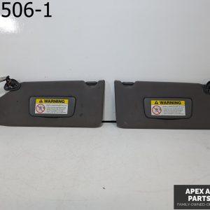 OEM 2002 Acura TL 3.2L Passenger Driver Sun Visor Sunvisor Gray Illuminated